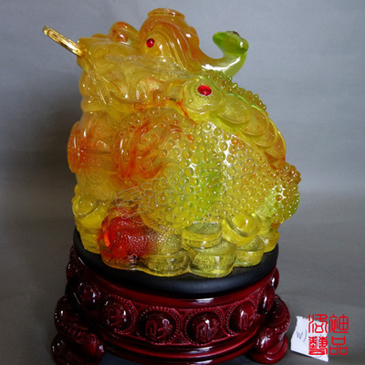 【批发中 新款树脂摆件 招财金蟾仿玉树脂工艺品 旺财镇宅家居摆件】价格,厂家,图片,塑料、树脂工艺品,邹长海(个体经营)-