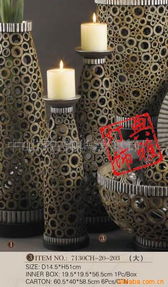 欧式树脂蜡烛台 点燃家居艺术的烛光风情